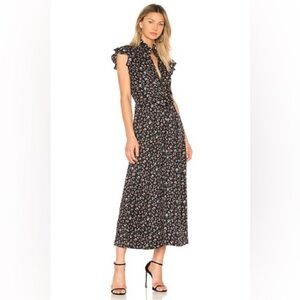 Rebecca Taylor Rebecca Taylor
Sleeveless Vine-Print Wide-Leg Silk Jumpsuit